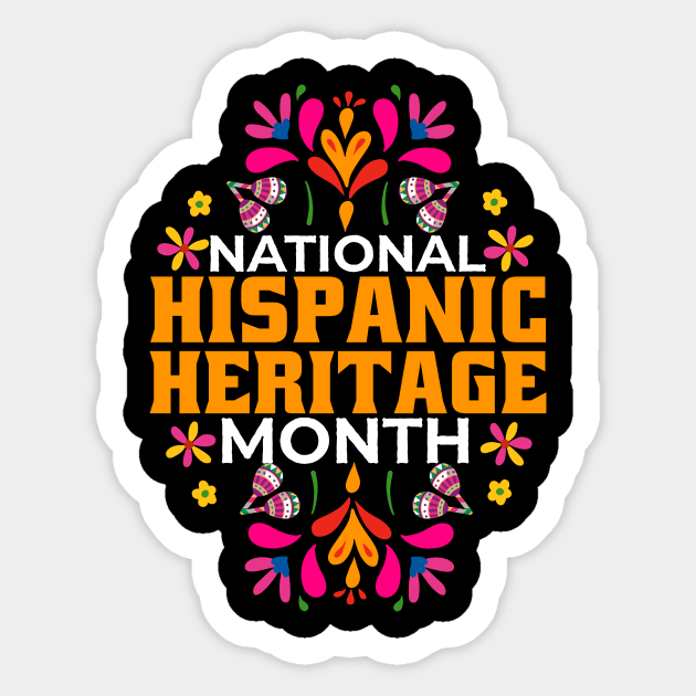 Hispanic Heritage Month Mes De La Herencia Hispana Sticker by patrickadkins